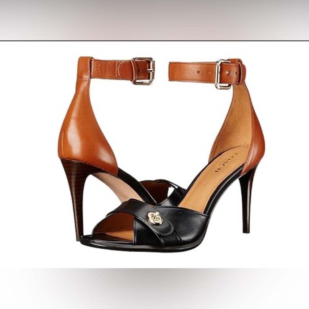 Coach Kathleen Heel Pumps Open Toe